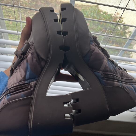 NEW Steve Madden Pieper Boots Women's 6.5 Camo Chunky Platform Water Resistant - Picture 12 of 13